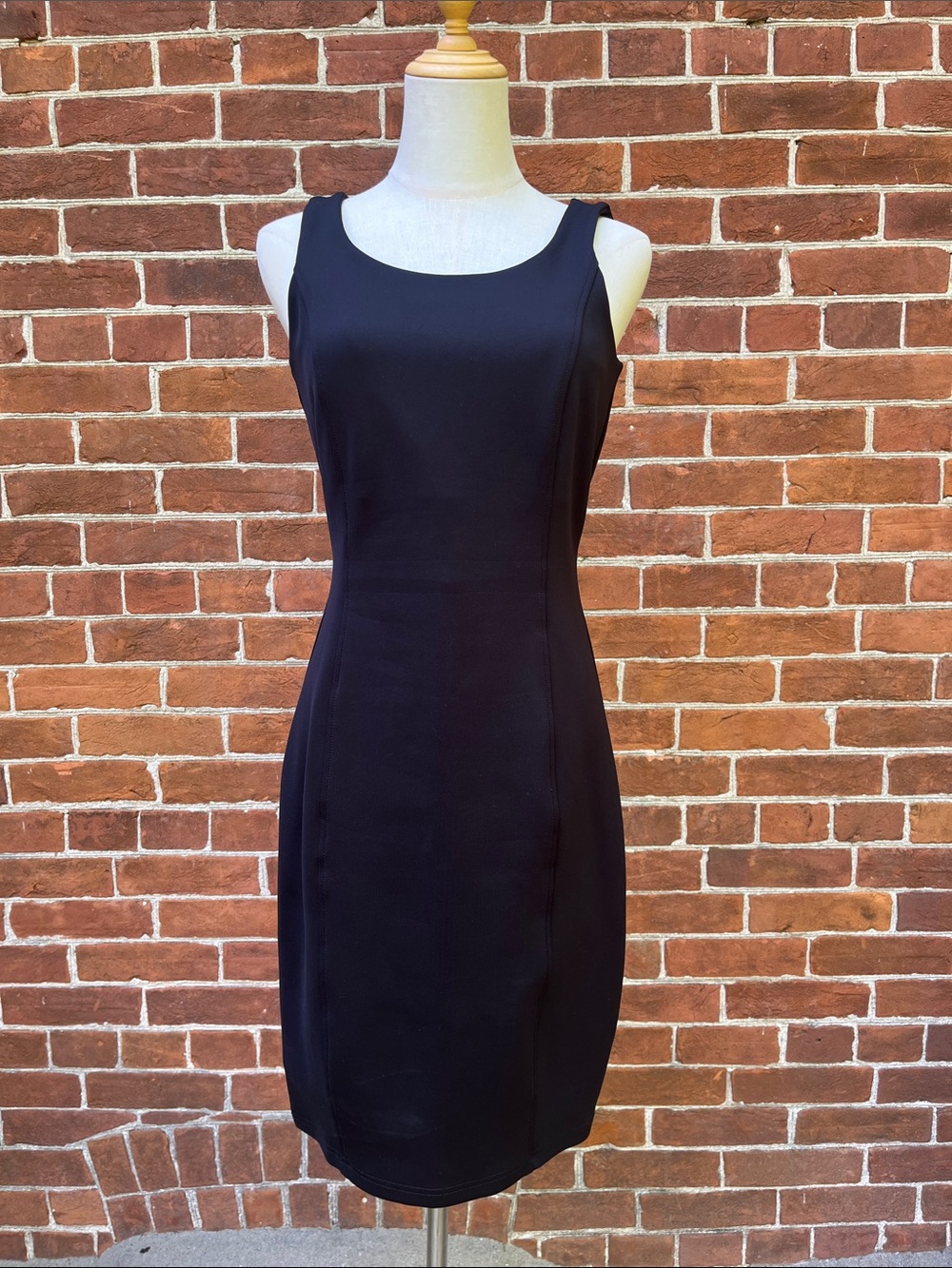 Sarah Pacini Black Sleeveless Mini Dress